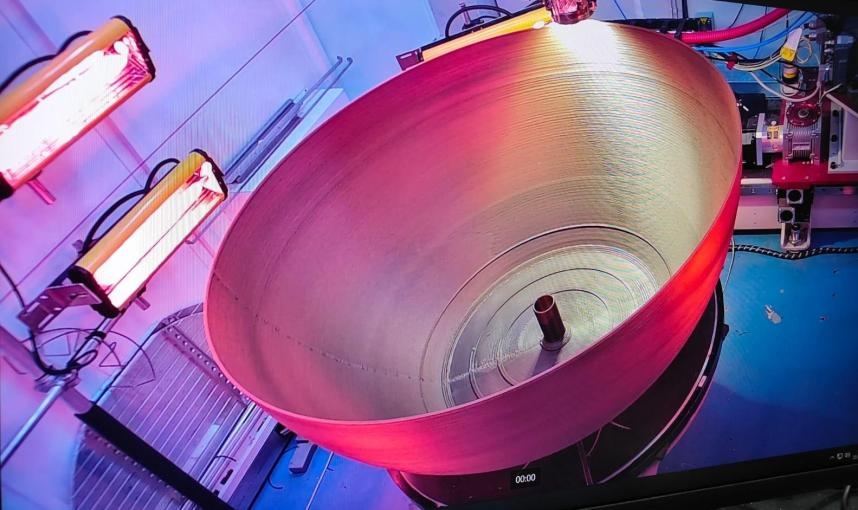 AIMEN fabrica el primer tanque criogénico en 3D para almacenar hidrógeno líquido en aviones del futuro