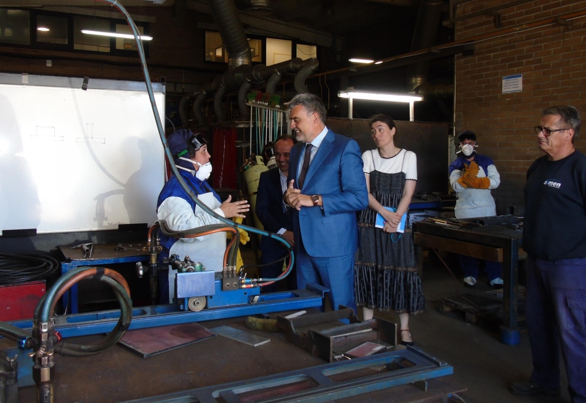 La Xunta visita en AIMEN a los alumnos participantes en el Plan gallego de formación