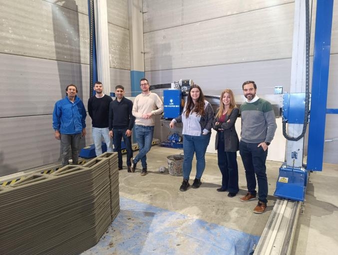 GeoS2·3D alcanza el ecuador del proyecto con el desarrollo de un mortero 100% libre de cemento Portland para fabricación aditiva